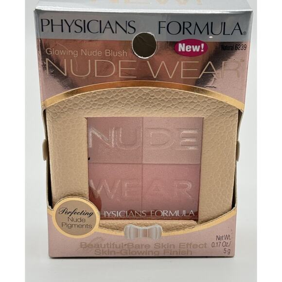 Physicians Formula Nude Wear Glowing Nude Blush , Natural , #6239 - Picture 1 of 3